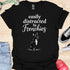 Easily distracted by frenchies - V15 - The Distracting Paw T-Shirt